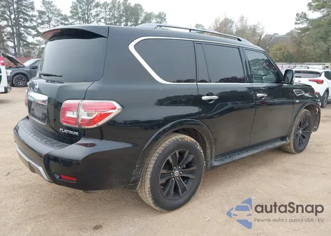 2020 Nissan Armada Platinum 4Wd z USA, uszkodzony, nr VIN JN8AY2NE8L9781304